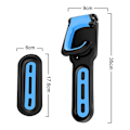 Miniatyrbillede 5 af 5: Foldbar vertikal cykelkrog vægmontering cykelopbevaringsstativ Black blue