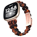 Miniatyrbilde 1 av 5: For Fitbit Versa 3 / Sense Universal Rhombus Resin Watch Band Hawksbill