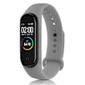 Miniatyrbilde 1 av 5: Egnet for silikonklokke for Xiaomi 6 Mi 5 Tpu klokkestropp M5 armbånd Xiaomi 4 3 Sport håndledd Mi 6 Smartwatch tilbehør klokke gray For Mi  5