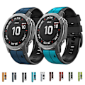 Pikkukuva 3 / 5: Garmin Fenix ​​3 22 mm:n silikoni- watch ranneke Red-Black