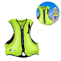 Miniatyrbilde 4 av 5: Oppblåsbar redningsvest for voksne, svømmevest, flytevest for snorkling Black