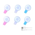 Miniatyrbillede 1 af 5: Genopladelig Sygeplejerske Lampe med Badge Klips, 6 Pak -