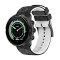 Miniatyrbilde 4 av 5: For Suunto 9 tofarget silikonklokkerem Black White