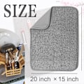 Miniatyrbilde 2 av 5: 2-pakning mikrofiber oppvaskmatte grey