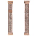 Miniatyrbild 3 av 5: För Fitbit Versa 4 / Versa 3 20 mm Milanese Magnetic Metal Split Watch Rose Gold