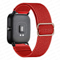 Miniatyrbillede 1 af 5: 20 mm/22 mm bånd til Amazfit Gts 4//2/2e/3/gts2 Mini/gtr 4/3/pro/gtr2/47 mm/stratos Nylon elastisk urarmbånd Amazfit bipstrop red 22mm