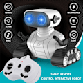 Miniatyrbillede 3 af 5: Fjernbetjente robotter med automatisk demonstration og LED-øjne, børnefødselsdagsgave