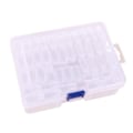 Miniatyrbillede 3 af 4: 42/64 Gitter Transparent Opbevaringsboks DIY Håndlavet Perle Diamantmaleri Opbevaringsboks 42 Grid