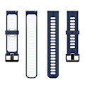Miniatyrbillede 2 af 5: Silikoneurrem til Huawei Watch GT 3 42mm 2 Midnight Blue White