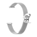 Miniatyrbilde 1 av 4: For Fitbit Luxe Clip-on Metal Watch Band Silver