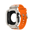 Pikkukuva 1 / 2: 360 Cover Pack Adventurer -ranneke Apple Watch Series 4 44mm Titanium ja oranssi