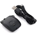 Miniatyrbilde 1 av 4: Lader for kompatibel med Gear S-lader, ladestasjon for Samsung Gear S SM-R750 Smart Watch (svart)