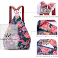 Pikkukuva 3 / 5: Premium-reppu naisille. Bohemian-tyylinen reppu