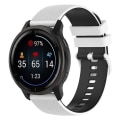 Miniatyrbilde 1 av 5: For Suunto 5 Peak Small Plaid Texture Tofarget silikonklokkerem White Black