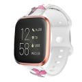 Miniatyrbilde 1 av 5: For Fitbit Versa Printing Butterfly Buckle Silicone Watch Band Colorful Butterflies