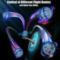 Pikkukuva 2 / 5: Flying Ball Boomerang Magical Drone Fly Luminous Flying Spinner Lelut Pink