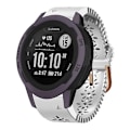 Miniatyrbilde 1 av 5: For Garmin Instinct 2s 20 mm damesilikonklokkerem med blonder White