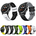 Miniatyrbillede 4 af 4: 22mm silikoneur til Garmin Fenix 7 White Black