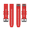 Miniatyrbilde 5 av 5: 22mm Hurtigutløselig Silikonrem for Garmin Fenix 7 Red