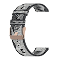 Miniatyrbillede 2 af 5: Til Garmin Vivoactive 4 22mm nylonvævet urrem Grey