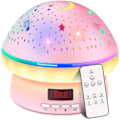 Miniatyrbillede 1 af 5: Stjerneprojektor Nattlys Til Barn Timer Babylampe Med Fjernkontroll 16 Fargerik Rotati Red