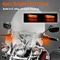 Miniatyrbillede 5 af 5: Motorcykel LED Blinklys - Sekventielle Flowing Mini Blinklys