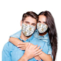 Miniatyrbillede 3 af 5: Voksenhjerte engangsmaske Valentinsdag maske til ansigtscosplay festmaske A2