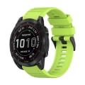 Pikkukuva 1 / 5: Garmin Fenix ​​7 Solar 22 mm vaakasuora rakenne watch ranneke irrotustyökalulla Lime Green
