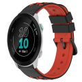 Miniatyrbild 1 av 5: För Garmin Forerunner 55 20mm Tvåfärgad porös watch Black-Red
