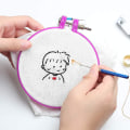 Miniatyrbillede 5 af 5: 71 stk. Punch Nåle Sæt, Broderi Stitching Pen Kit Punch Needle Craft Tool Sæt Til Broderi Supplies Floss Stitching Cross Stitching Begyndere