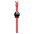 Miniatyrbilde 2 av 4: For Garmin Fenix ​​7s Silikon Rose Gold Spenne Klokkebånd Red