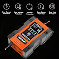 Miniatyrbillede 2 af 4: Lithium batterioplader, 12v/24v 6amp fuldautomatisk intelligent bilbatterioplader (lithiumbatterier, blysyrebatterier, calcium osv.)/vedligeholder Red