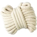 Pikkukuva 1 / 2: Puuvillapunosnauha - 10 mm Off-White-väriset köydet monenlaisiin käyttötarkoituksiin