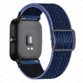 Miniatyrbilde 1 av 5: 20 mm/22 mm bånd for Amazfit Gts 4//2/2e/3/gts2 Mini/gtr 4/3/pro/gtr2/47 mm/stratos Nylon elastisk klokkearmbånd Amazfit bipsrem two-color blue 20mm