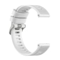 Miniatyrbilde 2 av 5: For Garmin Forerunner 158 / 55 Twill silikonklokkerem White