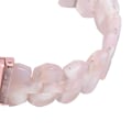 Pikkukuva 3 / 5: Fitbit Versa 4 / Sense 2 Universal Rhombus Resin watch Pink Flower