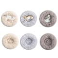 Miniatyrbilde 3 av 3: Rolig hundseng Donut katteseng Anti-angst hundseng 60cm C