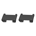 Miniatyrbillede 1 af 3: 1 par til Xiaomi Redmi Watch 2/Watch 2 Lite forbindelsesadapter 18mm legering urrem-stik Black