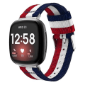 Pikkukuva 1 / 5: Fitbit Versa 3 Nylon watch Red White Blue
