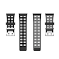 Miniatyrbild 3 av 5: För Polar V800 Gps Smart Watch Tvåfärgad stålspänne Watch Band Black-Grey