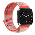 Miniatyrbillede 1 af 3: Til Fitbit Versa 1/2 urrem med universal nylonrem Orange Blue