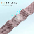 Miniatyrbillede 2 af 5: Magnetiske bånd, der er kompatible med Fitbit Versa 3 og Sense Smartwatch - Multi Color Rose Gold Small