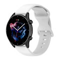 Pikkukuva 1 / 5: Silikoniranneke Xiaomi Watch S1 -älykelloon White