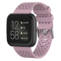 Miniatyrbillede 1 af 5: Til Fitbit Versa / Versa 2 / Versa Lite 20 mm åndbart silikone urbånd Light Purple