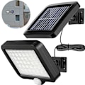 Miniatyrbillede 1 af 5: Sollamper til udendørs, 56 LED sollampe udendørs med bevægelse