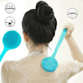 Pikkukuva 3 / 5: Silicone Back Scrubber Body Brush & Hiusten päänahan hierontaharja, sininen