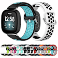 Pikkukuva 4 / 5: Fitbit Versa 4 / Sense 2 kaksiväriselle watch Black Red