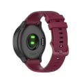 Miniatyrbild 5 av 5: För Garmin Forerunner 245 Small Lattice Silicone Watch Band Black