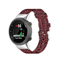 Pikkukuva 5 / 5: Garmin Forerunner 45 / 45s / Swim 2 Universal Nylon Canvas watch Wine Red