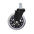 Miniatyrbillede 1 af 3: Fire 3-tommer Universal Transparente Hjul Kontorstol
